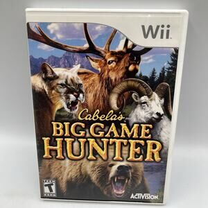 Cabela's Big Game Hunter (Nintendo Wii, 2007) Hunting Game Interactive